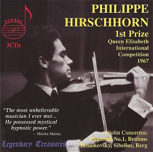 Philipp Hirschhorn. speelde in 1967 tijdens de finale het 1e vioolconcert van Paganini