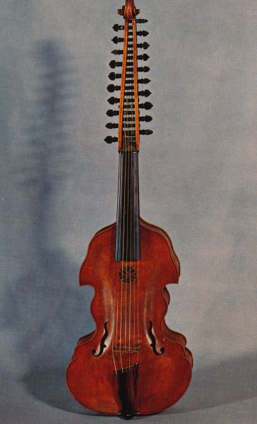 Sebastian Klotz: Grote Viola d'amore (Mittenwald 1726)