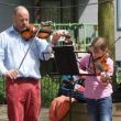 Faye en Evert: Geveltuinendag 2009