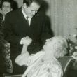 1963: Alexei Michlin (1e prijs) met Koningin Elisabeth