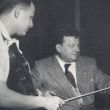 1951: Theo Olof, 4de prijs. Bartok's 1e concert. Rechts dirigent Franz Andr&eacute;.