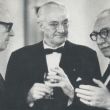 Links Marcel Cuvelier, rechts graaf de Lanaut