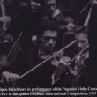 Violist Philippe Hirschhorn tijdens de finale van het Concours Reine Elisabeth 1967