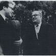 1976: Grigori Zhislin, 4de prijs. Paganini 1e concert. Hier met zijn leraar Yuri Yankelevitch