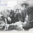 1999: Davina van Wely met componist Jan van Vlijmen en violist/dirigent Alexandru Lascae