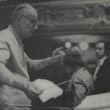 De beroemde Hongaarse violist, dirigent en componist S&aacute;ndor Frigyes (Fritz Sandor)