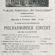 Het eerste concert dat in het Concertgebouw werd gehouden