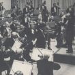 Vioolsolist Nathan Milstein met dirigent Bernard Haitink