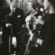 v.l.n.r. Herman Krebbers, Jeanne Vos, Bouw Lemkes, Jeanelotte Herzberger. Zittend: Oskar Back