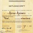 Diploma van het Muzieklyceum. In de commisie: Oskar Back, Ferdinand Helman en Eugene Calkoen