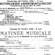 Afscheidsconcert van Willem Kes en 1e concert van Mengelberg