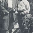 Links Jonkheer Mr. Dr. A. Ro&euml;ll met rechts Willem Mengelberg