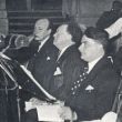 Repetitie in de Stadsschouwburg voor de uitvoering van 'Midzomernachtsdroom'
