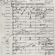 1e bladzijde van de partituur van de 4e symphonie van Gustav Mahler