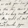 Fragment van een brief van de componist Alphons Diepenbrock aan Willem Mengelberg.