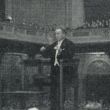 Willem Mengelberg dirigeert in het Concertgebouw te Amsterdam