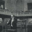 Willem Mengelberg dirigeert in het Concertgebouw te Amsterdam