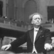 Dirigent Willem Mengelberg in het Amsterdamse Concertgebouw