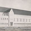 De Bachstraat. Het gebouw is klaar