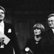 Roeland Gehlen, winnaar Oskar Back Concours 1989, daarnaast Marijke gravin van Oort.