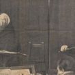 Telegraaf 22-2-'39 voorpagina. Huberman repeteert met het Residentieorkest o.l.v. George Szell