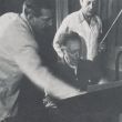 v.l.n.r. cellist Leonard Rose, Arthur Rubinstein, Jascha Heifetz
