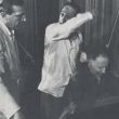 v.l.n.r. cellist Leonard Rose, violist Jascha Heifetz, pianist Arthur Rubinstein