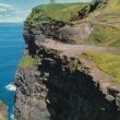 Ierland, bakermat van de keltische fiddlemusic. Op deze foto: De Cliffs of Moher near Lahinch, Clare