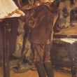De Haagse school: Jacob Maris (1837-1899): 'De violist' (zoon van de kunstenaar)