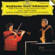 Violiste Anne-Sophie Mutter en dirigent Herbert von Karajan