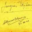 Handtekening van violist Jacques Thibaud