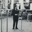Leonid Kogan tijdens een opname