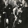 v.l.n.r. Herman Krebbers, Jeanne Vos, Bouw Lemkes, Jeanelotte Herzberger. Zittend: Oskar Back