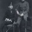1915 - Soldaat Oskar Back (rechts) met broer Emmerich