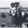 v.l.n.r. dochter Elisabeth (Beppie), Echtgenote Maria (Rita), zoon Antoine (Tony), Oskar Back zelf