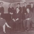 1929: Zittend: Co van Loenen Martinet, Jonkheer Eugene Calkoen, Jaap Spaanderman