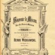Uit de bibliotheek van Oskar Back: Wieniawski: Souvenir de Moscou