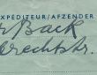 Afzender: Oskar Back