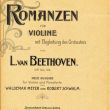 Uit de bibliotheek van Oskar Back: Beethoven Romances op. 40 en op. 50